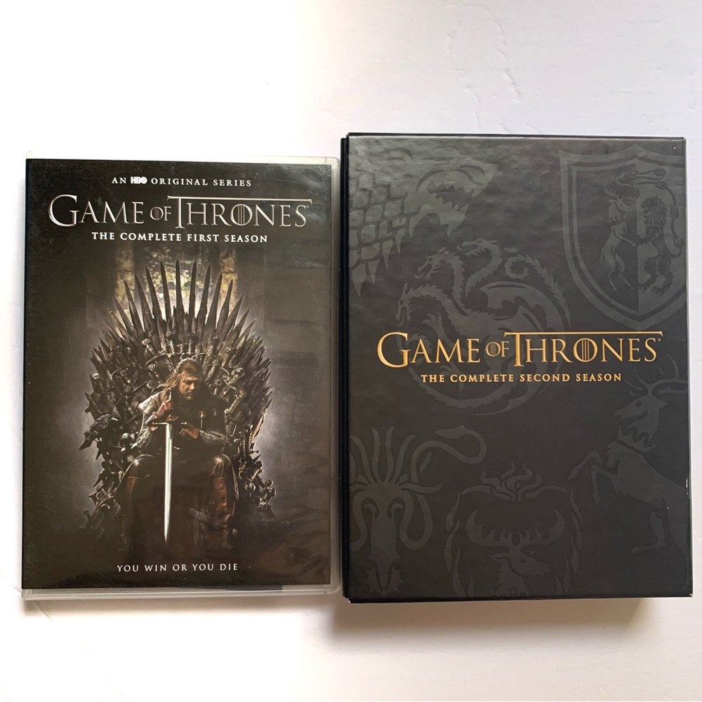 Game of Thrones Complete First and Second Season DVD Set